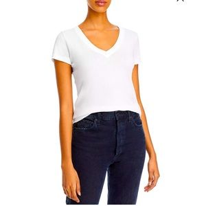 L’Agence Becca white tshirt- XS- NWOT